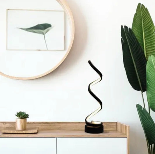 Lampe de Table Spiral LED - Design minimaliste et contemporain - Lumière